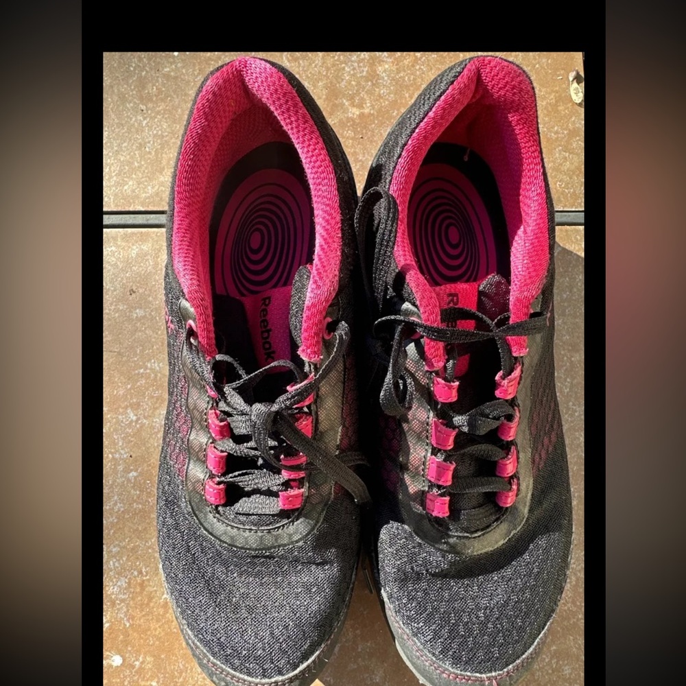 Reebok DMX Moving Air Womens Size 8 Black/pink Shoes